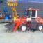 1t mini wheel loader with joystick and quick change