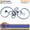 wrought iron brand BenXiang ornamental rosettes for house decoration
