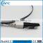 VF45-LC Fiber Optic Patch Cord GGP Fiber Grey Color 0.5M, 1M, 3M, 10M