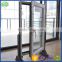 low price aluminum doors and windows with toughened glass