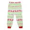 2016 red shirt kids pajamas suit with scarf printed christmas deer ruffle pants baby autumn clothes Christmas infant clothes