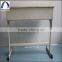 school furniture children double desk and chair for two person