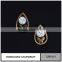 New Fashion Small Zircon Diamond Imitation Diamond Stud Earrings Gold Earrings Designs for Girls