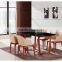 Northern Europe style wooden furniture marble dining table tw 5017#