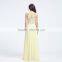 2016 Hot sale halter elegant special manual nail bead evening dress