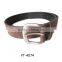 Casual simple pu brown belt