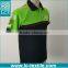 custom heat transfer print two-tone sports polo shirt LCTN1793