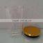 cylinder glass jar with plastic cap oe wooden cap glass jars