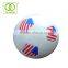 Country flag soccer ball with custom football flag