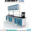 Modern Design Wooden Lab Work Bench With Sink & Faucet in Biology Laboratory