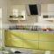 High gloss kitchen cabient,green lacquer kitchen cabinets