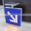 Aluminum alloy solar traffic warning sign arrow flashing road traffic signs