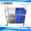 Kareway Stainless Steel Hospital Waste Cart With Wheels,hospital Cleaning Trolley