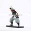 customized plastic ninja figures with base/custom japanese anime cartoon plastic figures/OEM high quality plastic figure factory