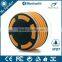 My speaker F013 black/orange LED shower speaker waterproof IP67