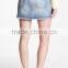 High quality women Cutoff Denim Miniskirt jeans (LOTX287)