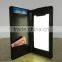 cutomized led check presenter leather 5mm led holder