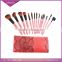 8 Pieces Custom Wood Handle Go pro Makeup Brush Mascara Powder Foundation blusher Cosmetic Brushes