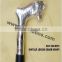 SILVER HANDLE WALKING STICK FOR BLIND PEOPLE | BRASS PLATED HANDLE WALKING STICK