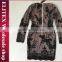 Wholesale fashion stock black spangle long sleeves sexy woman prom dress