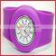 China factory jelly watches,silicone slap watches