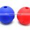 Blue freezer safe silicone ice ball mould for making ice cream