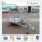 Hot dipped galvanized single axle travel box trailer