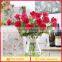 High Quality rose Flower Artificial silk flower Real Touch fragrance PU Factory wholesale