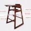 Baby wooden dinning chair Wood highchair