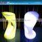 plastic led bar stool/lighting bar stool chair