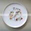 Ceramic Porcelain Round Pizza Plate Coupe Shape Plate