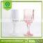 wholesale colorful candle holder crystal long stem wine glass