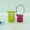 hand painted hanging candles wedding