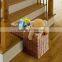 wholesale large willow House stair storage baskets or wicker step basket