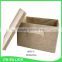Collapsible non woven storage box foldable with lid