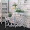 3-Tier iron home Decorative flower pot folding metal plant pot
