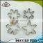 Snowflake Cookie Cutter Set Biscuit Cutter in Durable, Economical, Stainless Steel