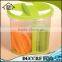 Food Grade Plastic Pickle Jar with Strainer, Clear Plastic Vegetable Storage Container for Pickle