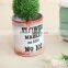Wholesale decorative baby bucket small metal hanging flower bucket