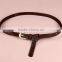 Wholesale New Style Women Lady Waist Belt PU Faux Leather Belt With Two Row Rivet