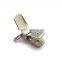 Metal Suspender Clip with plastic teeth inside for garment, High Quality, Fashion Metal clip