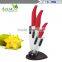 Wholesale 345 inch ceramic knives, fruit knife gift set kitchen 6 suit ceramic cutting tool