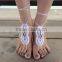 New Product Women Body Jewelry Wedding Crochet Barefoot Sandals