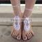 New product Women Body Jewelry wedding Crochet Barefoot Sandals