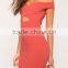 High Quality Best Price 2017 Women Elegant off Shoulder Bandage Bodycon Dress