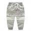 Colorful boys knit cotton stretch pants and trousers for running