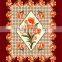 acrylic travel blanket small broken flower design woven embossed plush mink royal blanket