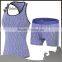 2 pcs fashion yoga gym bodybuilding fitness sports wear set clothing for women