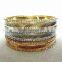 Designer Bangle Sets in Three Tones- Silver,Gold,Copper