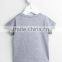 2016 simple quality gray kids tshirts with custom stars printing wholesale